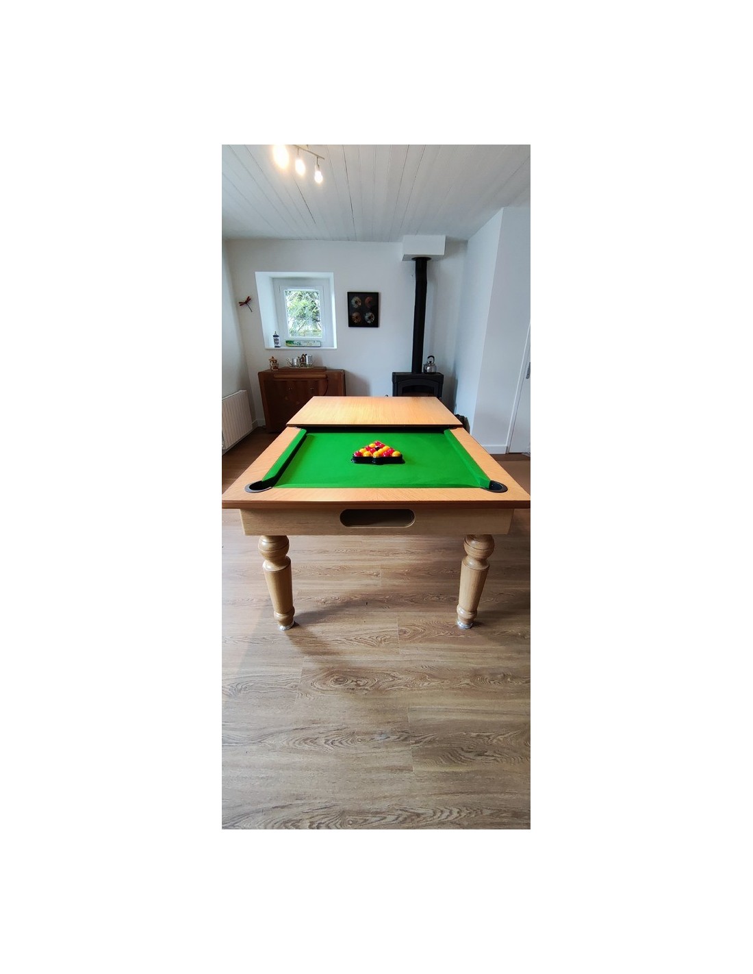 OneTable Classic Amerikan Bilardo Masası (Beyaz)